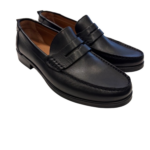 Ted Baker London BLACK Alffie Leather Saddle Loafer. Made in Italy. $259 10M - Picture 2 of 9
